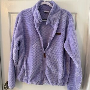 Columbia Soft Purple Fleece Jacket